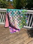 Christie "Pink and Green Color Wash"